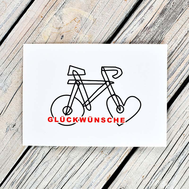 Zur Feier - Fahrrad-Geschenkkarte #11